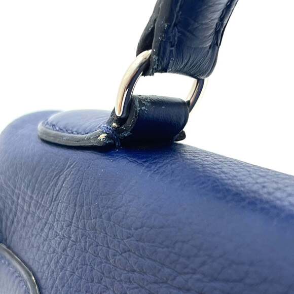 HERMES Kelly 32, Inseam, 2-Way Handbag, Taurillon Clemence Leather, Women's, ... - Picture 7 of 16